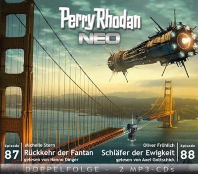 Perry Rhodan NEO MP3 Doppel-CD Folgen 87 + 88: Rückkehr der Fantan; Schläfer der Ewigkeit
